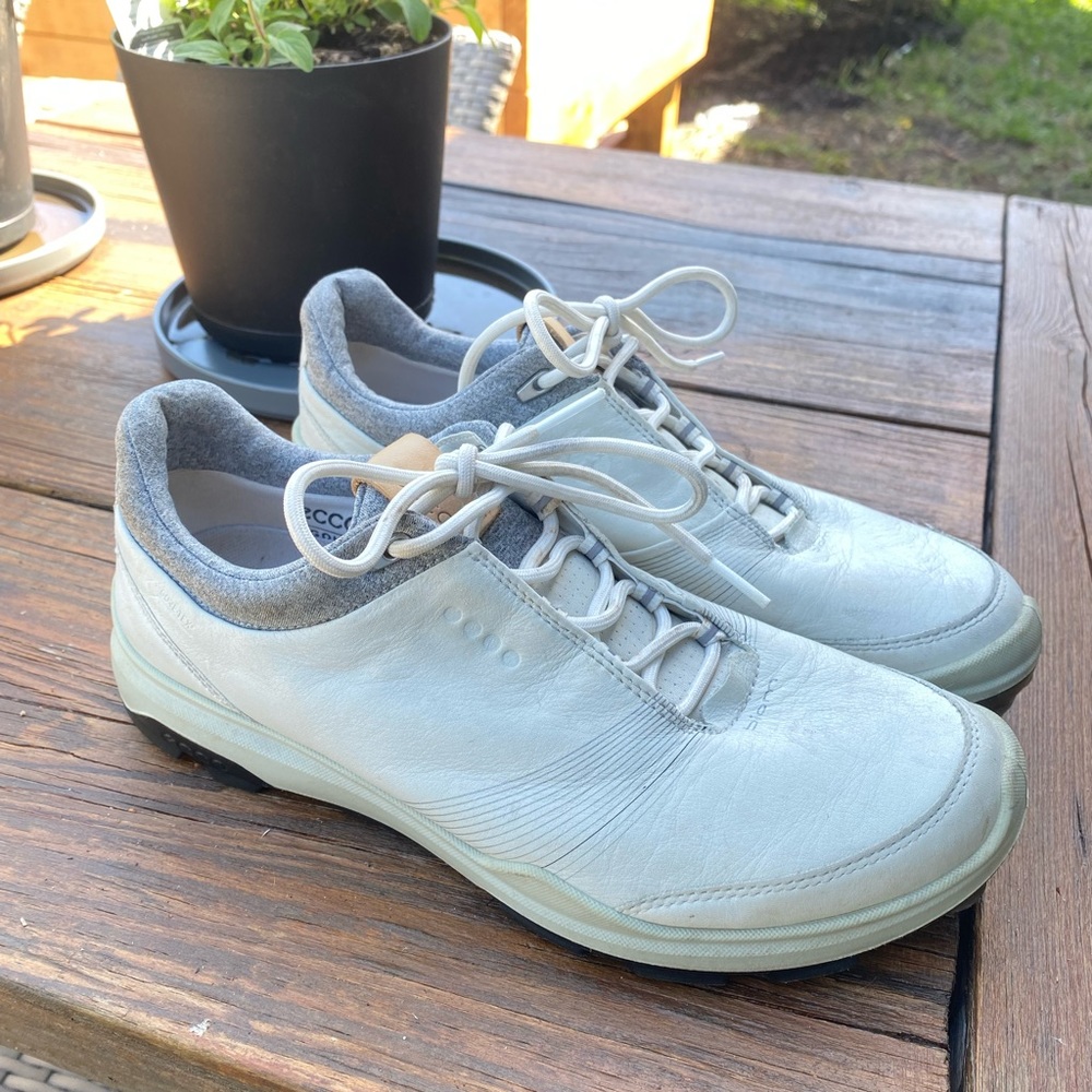 Ecco Biom Hybrid 3 Yak Leather Women's US 8 EU 39 Extra Wide Gore-Tex Golf Shoes